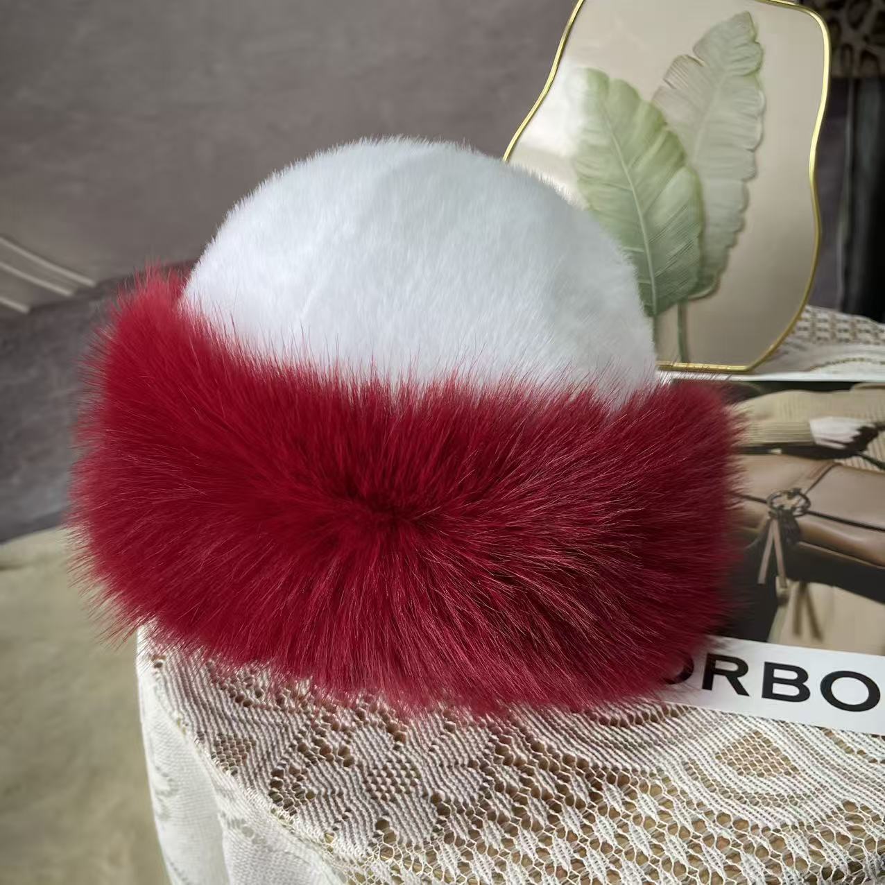 Cappello caldo invernale da donna foderato in pile