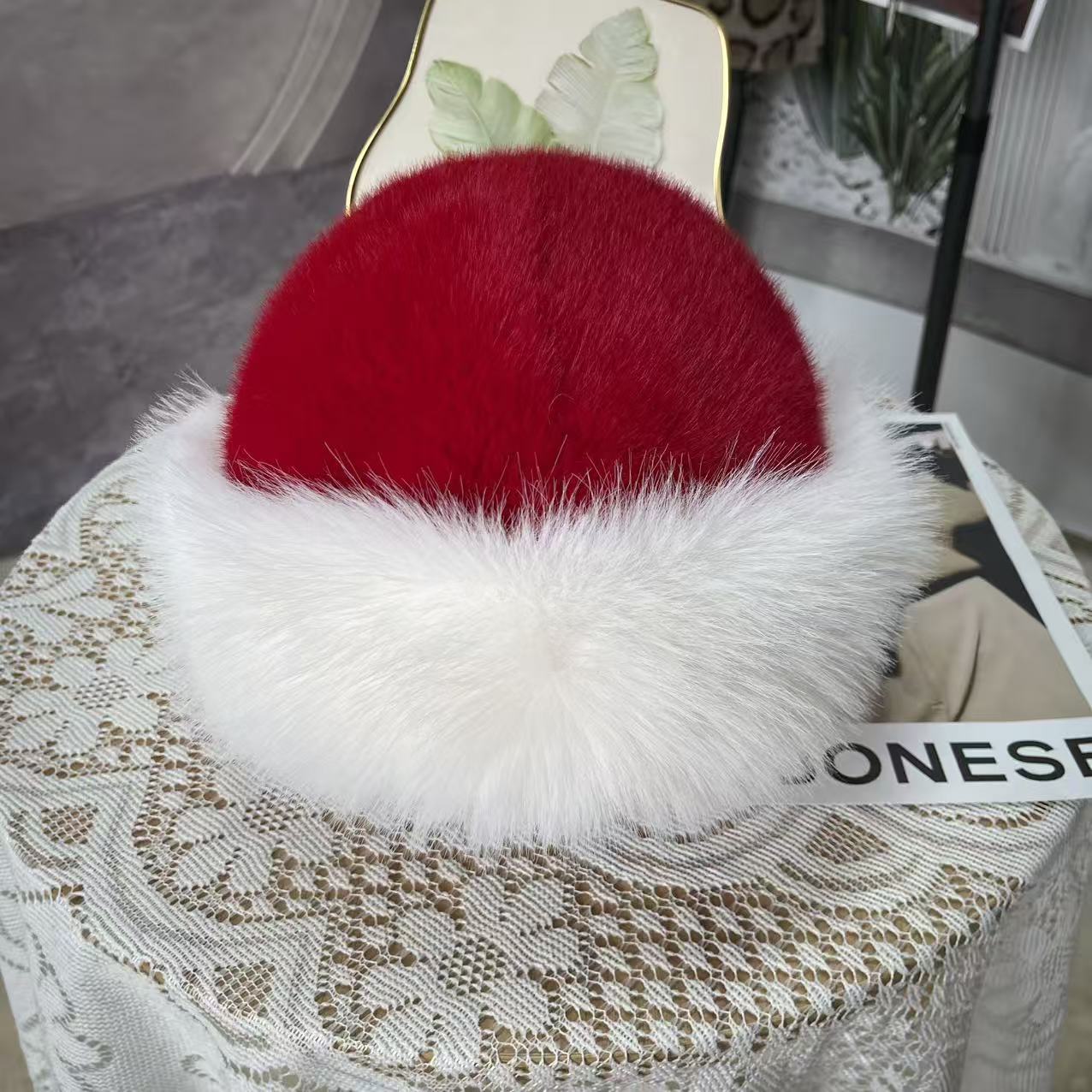 Cappello caldo invernale da donna foderato in pile