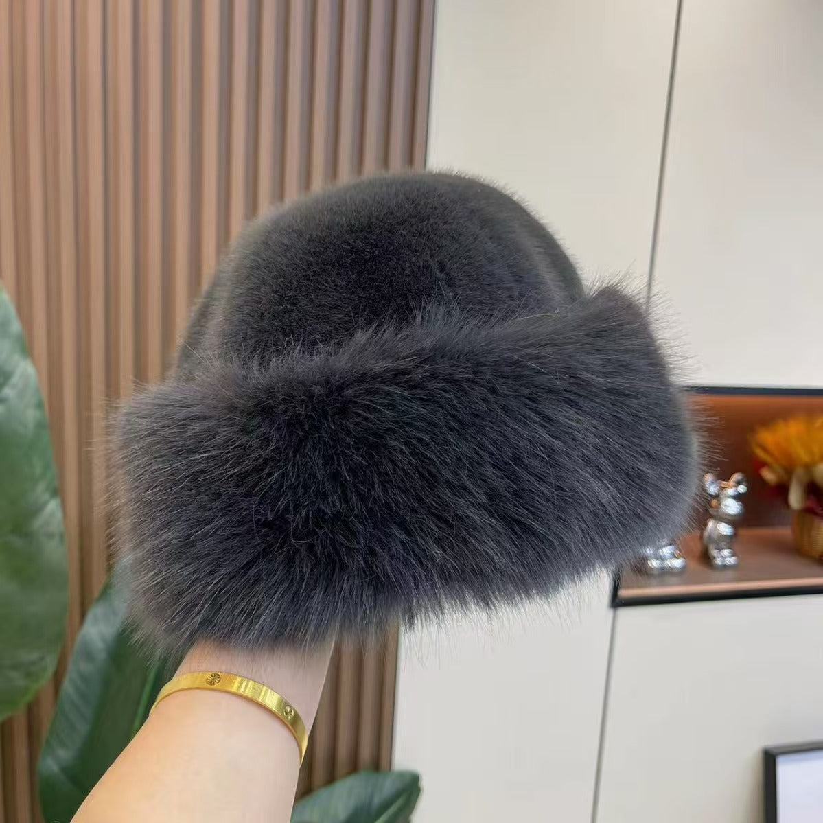 Cappello caldo invernale da donna foderato in pile