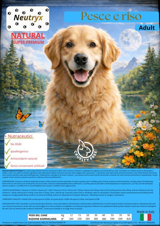 NEUTRYX ™-Natural Super Premium adult - Pesce e riso