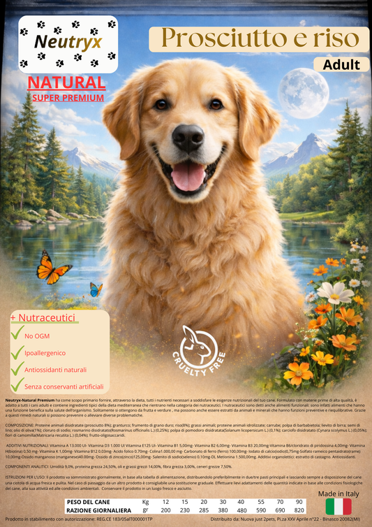 NEUTRYX ™-Natural Super Premium adult - Prosciutto e riso