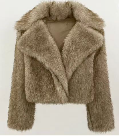 Giacca Pelliccia Morbida Donna