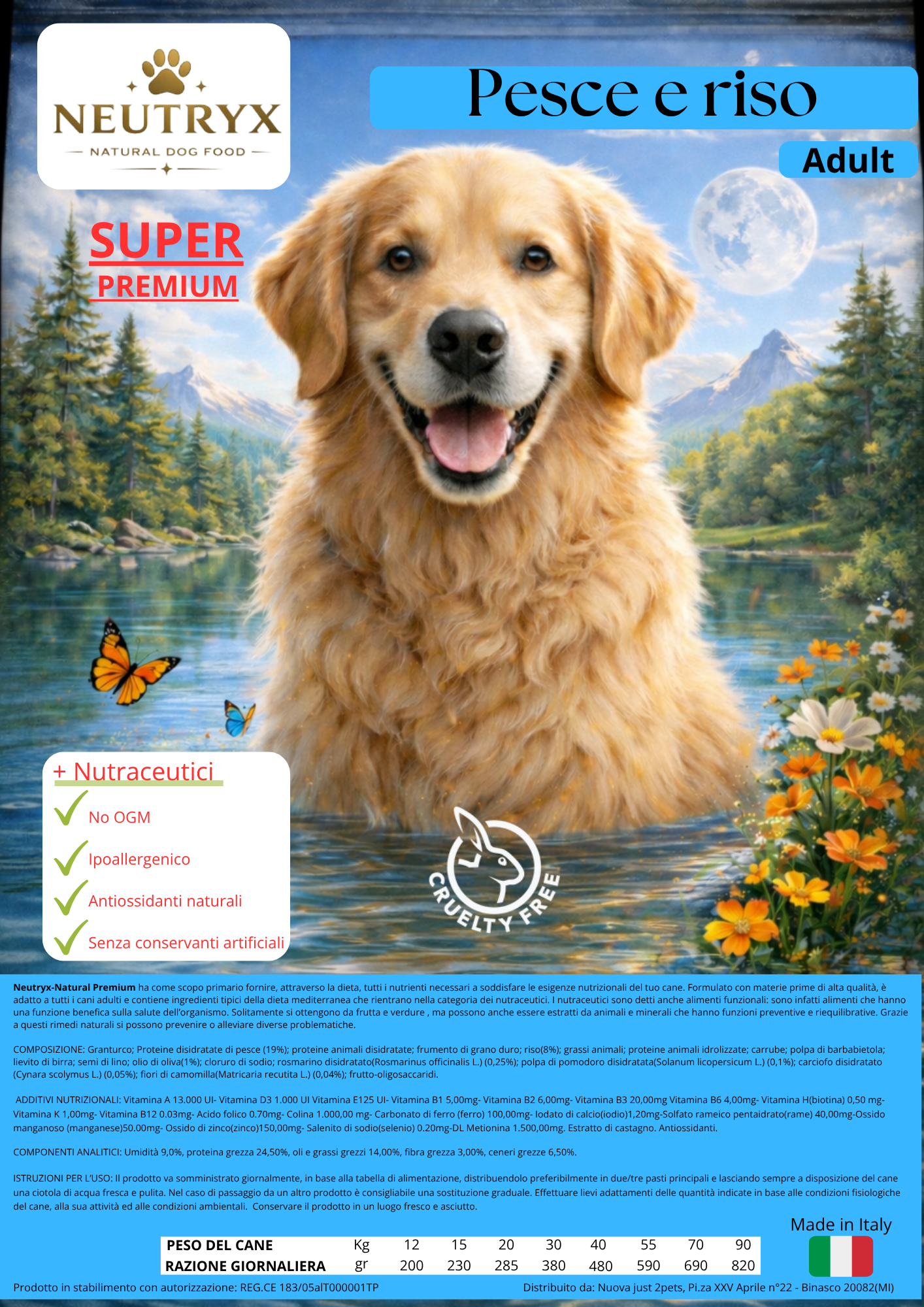 NEUTRYX ™-Natural Super Premium adult - Pesce e riso