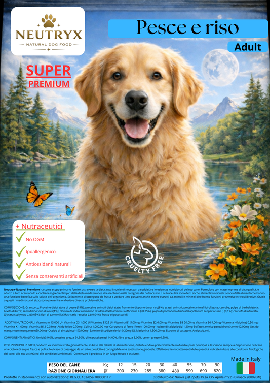 NEUTRYX ™-Natural Super Premium adult - Pesce e riso