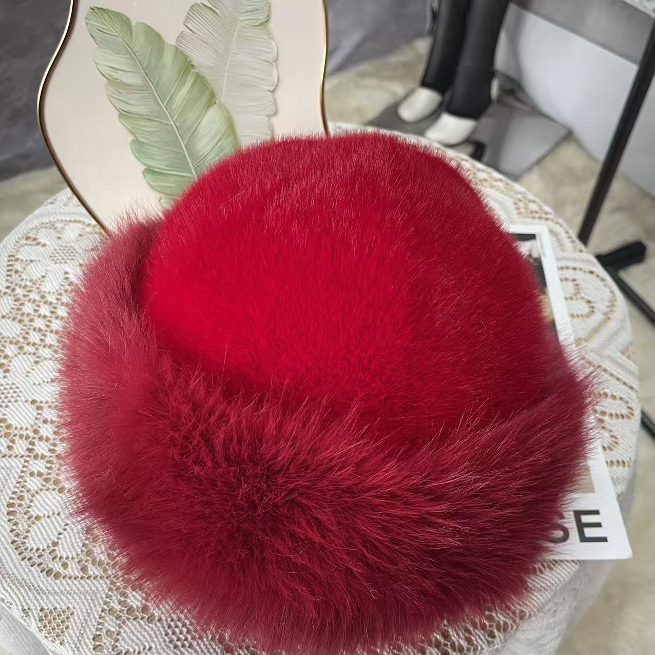 Cappello caldo invernale da donna foderato in pile